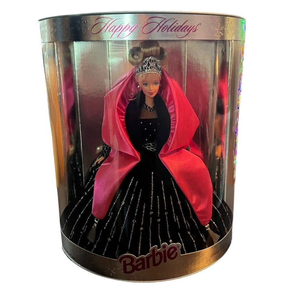 1998 Happy Holidays Barbie Doll Special Edition #20200 Misprint Rare Vintage